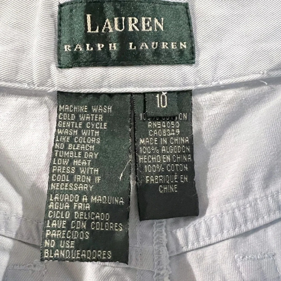 Ralph Lauren light blue wide jeans. Never worn. Size 10 NWOT - Picture 5 of 6